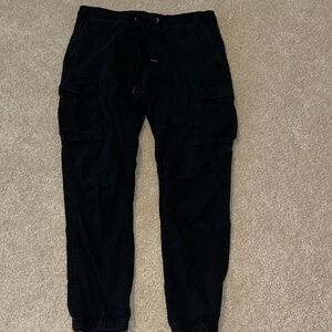 Men's Classic Black Cargo Pants